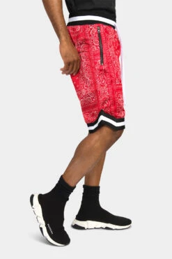 Pro Bandana Paisley Basketball Shorts 39 Pro Bandana Paisley Basketball Shorts -Victorious JS17 REN 4