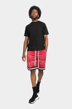 Pro Bandana Paisley Basketball Shorts 35 Pro Bandana Paisley Basketball Shorts -Victorious JS17 REN 5