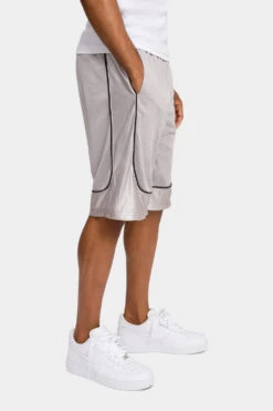 Classic Mesh Basketball Shorts -Victorious JS91 GRY 3