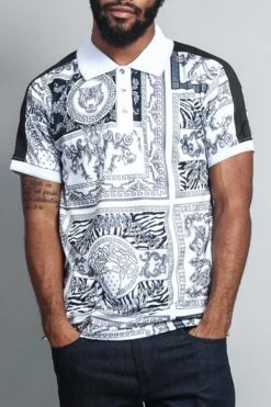 V Lux Lion Polo -Victorious PQ7301 WTB 1