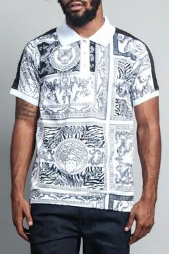 V Lux Lion Polo -Victorious PQ7301 WTB 5