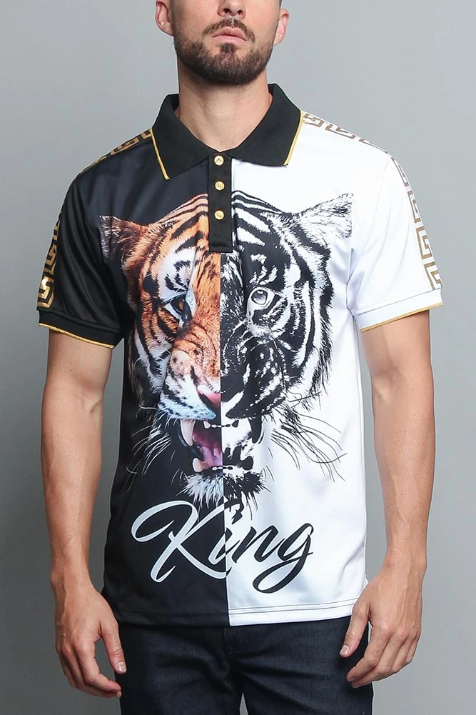 King Contrast Tiger Polo 1 King Contrast Tiger Polo
