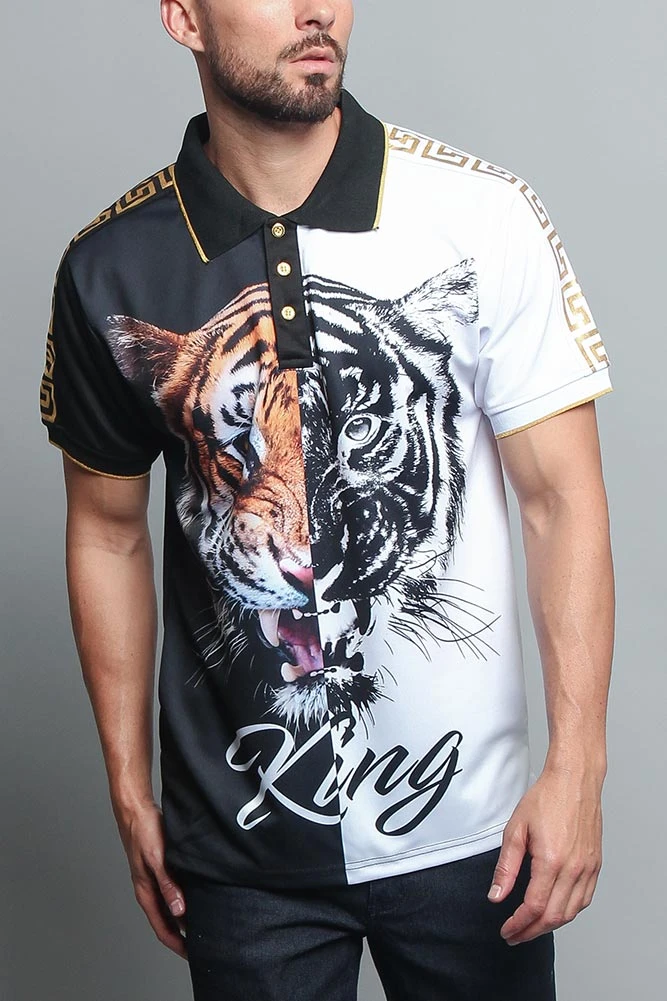 King Contrast Tiger Polo 5 King Contrast Tiger Polo - Image 5