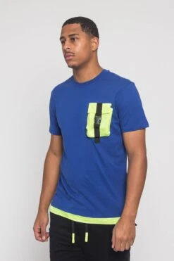 3D Buckled Pocket T-Shirt -Victorious SF9021 RBL 2