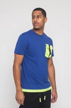 3D Buckled Pocket T-Shirt -Victorious SF9021 RBL 4