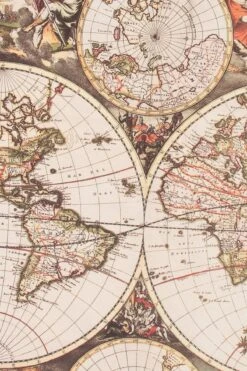 Global Map Button Up -Victorious SS109 TAN 6