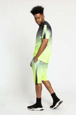 Gradient Ombre T-Shirt And Shorts Set -Victorious ST402 NYL 2