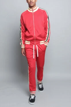 G Track Suit Set -Victorious ST5014 577 RED 5