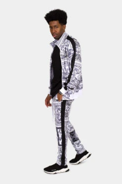 Luxury Track Suit -Victorious ST552 WHT 2