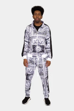 Luxury Track Suit -Victorious ST552 WHT 3
