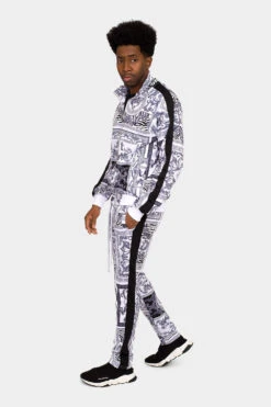 Luxury Track Suit -Victorious ST552 WHT 4
