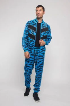 Reflective Tape Tiger Stripe Tracksuit -Victorious ST576 NBL 5