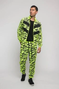 Reflective Tape Tiger Stripe Tracksuit -Victorious ST576 NGN 5