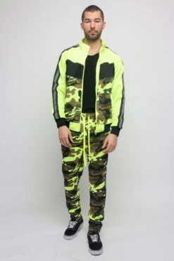 Reflecting Neon Camo Tracksuit -Victorious ST801 FZN 5