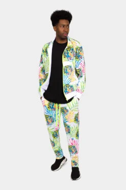Bright Floral Tracksuit 27 Bright Floral Tracksuit -Victorious ST802 WHT 1
