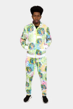 Bright Floral Tracksuit 28 Bright Floral Tracksuit -Victorious ST802 WHT 2