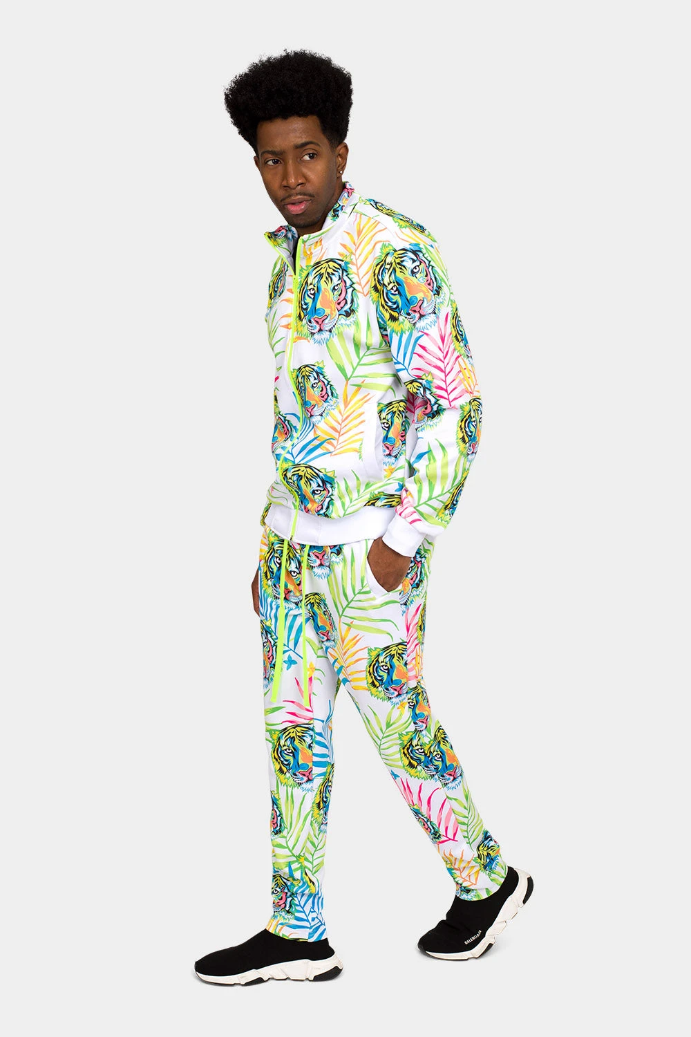 Bright Floral Tracksuit 2 Bright Floral Tracksuit - Image 2