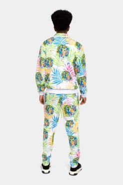 Bright Floral Tracksuit 29 Bright Floral Tracksuit -Victorious ST802 WHT 4