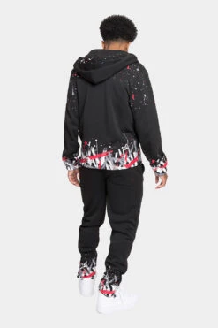 Paint Splatter Fleece Tracksuit -Victorious ST806 BRD 3