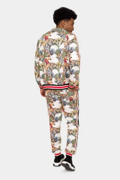 G Striped Floral Tiger Track Suit Set -Victorious ST808 OFF 3