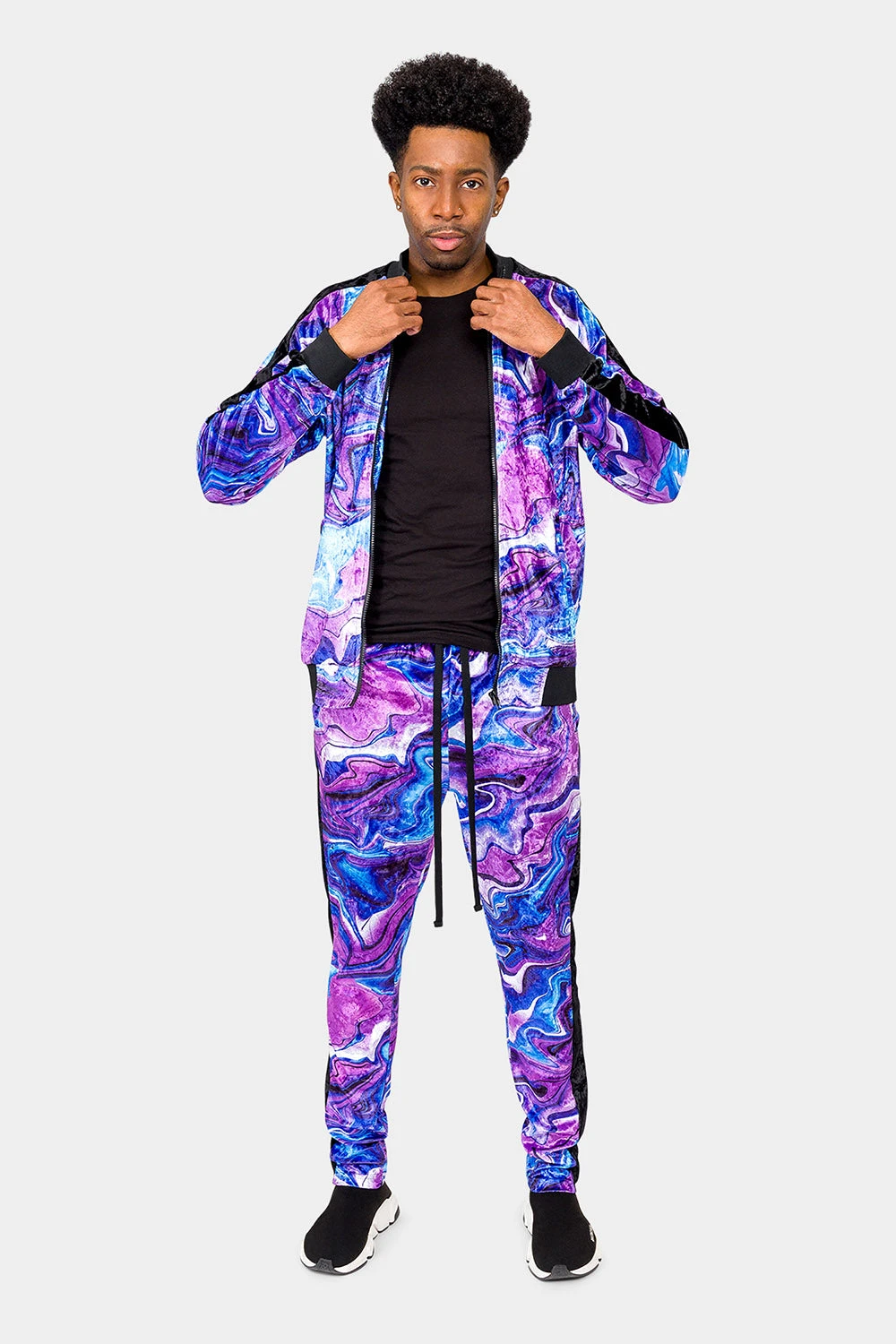 Marble Velour Velvet Trackset 7 Marble Velour Velvet Trackset - Image 7