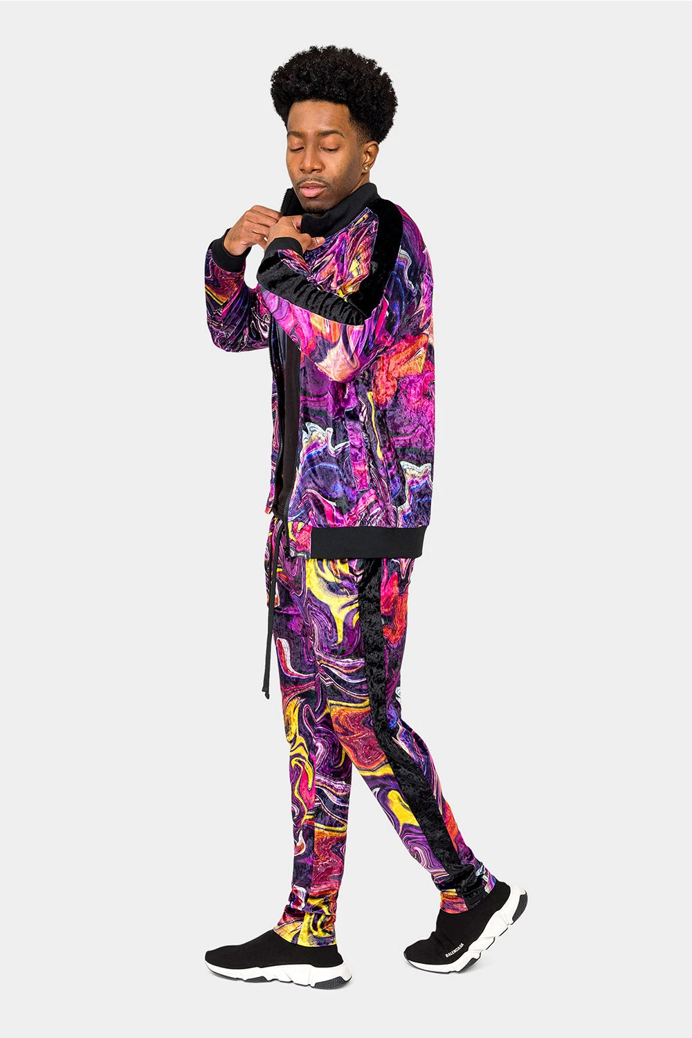 Marble Velour Velvet Trackset 14 Marble Velour Velvet Trackset - Image 14