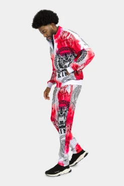 Tie Dye Tiger King Tracksuit -Victorious ST872 KOIFISH 2