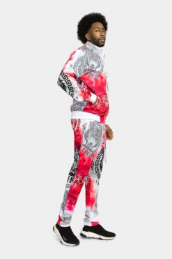 Tie Dye Tiger King Tracksuit -Victorious ST872 KOIFISH 4