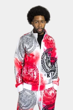 Tie Dye Tiger King Tracksuit -Victorious ST872 KOIFISH 6