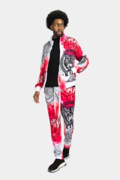 Tie Dye Tiger King Tracksuit -Victorious ST872 KOIFISH 7