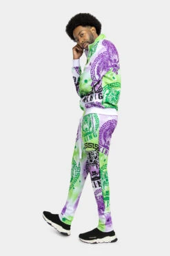 Tie Dye Tiger King Tracksuit -Victorious ST872 MIST 2