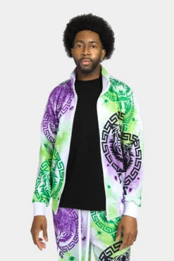 Tie Dye Tiger King Tracksuit -Victorious ST872 MIST 6