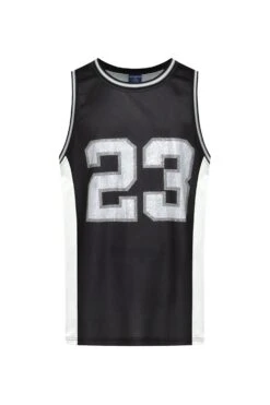 Men's Rhinestoned "23" Basketball Sets 35 Men's Rhinestoned "23" Basketball Sets -Victorious ST882 BLACKWHITE 1