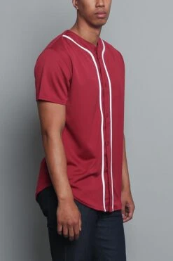 Basic Baseball Jersey -Victorious STS0171 BRG 4