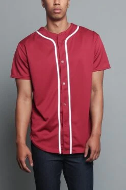Basic Baseball Jersey -Victorious STS0171 BRG 5