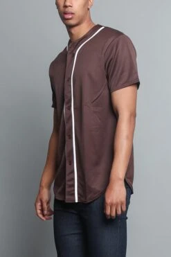 Basic Baseball Jersey -Victorious STS0171 BRN 2