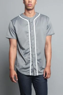 Basic Baseball Jersey -Victorious STS0171 DGY 1