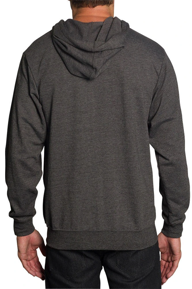 Men's French Terry Zip Down Hoodie 6 Men's French Terry Zip Down Hoodie - Image 6