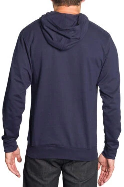 Men's French Terry Zip Down Hoodie 26 Men's French Terry Zip Down Hoodie -Victorious TH891 NVY 3