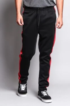 Slim Fit Striped Track Pants 24 Slim Fit Striped Track Pants -Victorious TR522 BRD 5