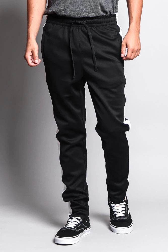 Slim Fit Striped Track Pants 6 Slim Fit Striped Track Pants - Image 6