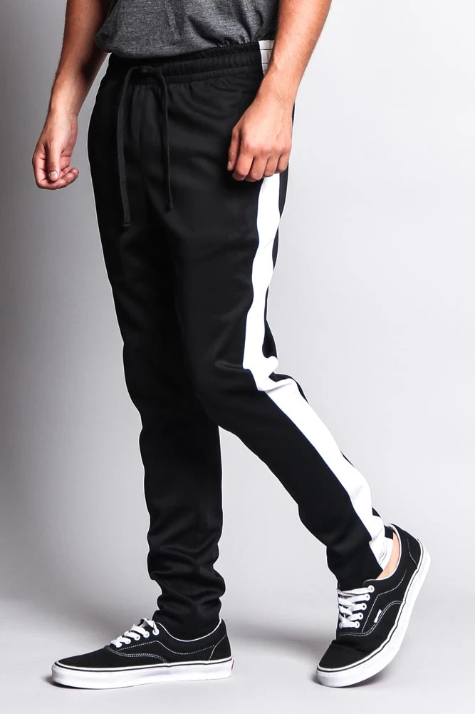 Slim Fit Striped Track Pants 7 Slim Fit Striped Track Pants - Image 7