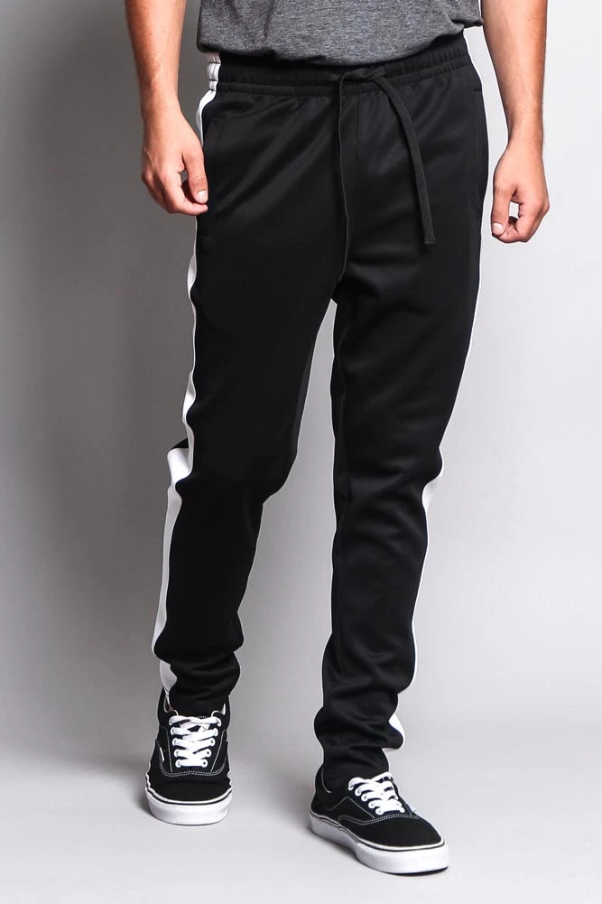 Slim Fit Striped Track Pants 10 Slim Fit Striped Track Pants - Image 10