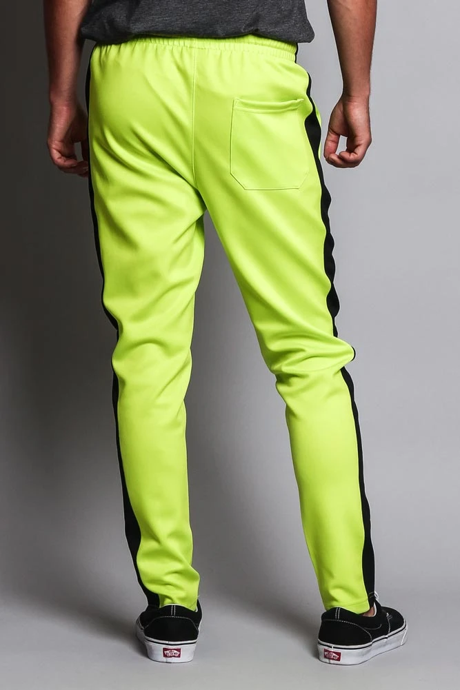Slim Fit Striped Track Pants 13 Slim Fit Striped Track Pants - Image 13