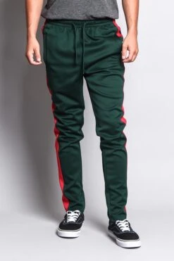 Slim Fit Striped Track Pants 35 Slim Fit Striped Track Pants -Victorious TR522 GNR 1