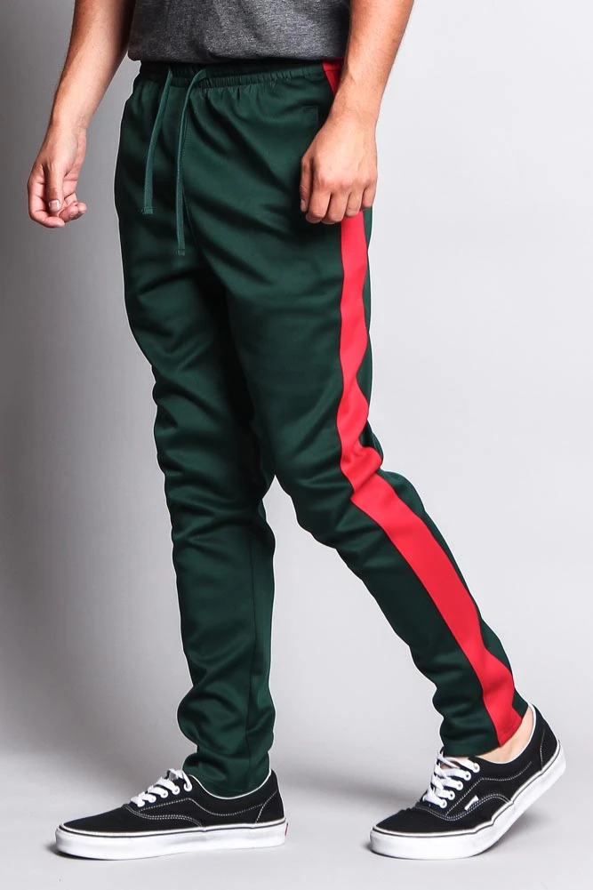 Slim Fit Striped Track Pants 17 Slim Fit Striped Track Pants - Image 17