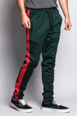 Slim Fit Striped Track Pants 38 Slim Fit Striped Track Pants -Victorious TR522 GNR 4