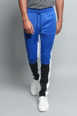 Men's Color Blocked Track Pants -Victorious TR523 RBL 1