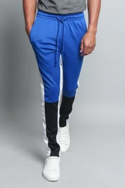 Men's Color Blocked Track Pants -Victorious TR523 RBL 5