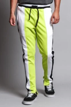 Slim Fit Contrasting Track Pants -Victorious TR524 FZW 5